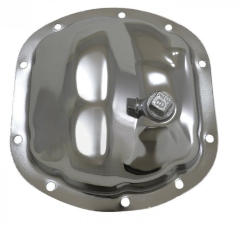 Chrome Steel Dana 30 Front Axle Cover 93-04 Jeep Grand Cherokee - Click Image to Close